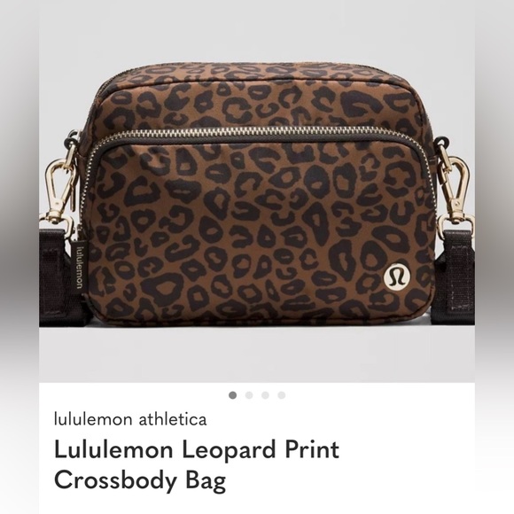 Lululemon Athletica Leopard Print Crossbody Bag - Picture 3 of 7